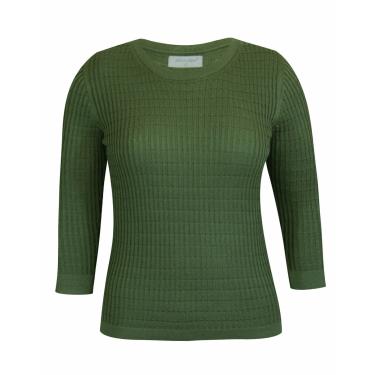 Imagem de Blusa 3/4 Pau a Pique Modal Verde