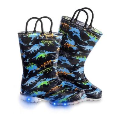 Imagem de Botas de chuva FUNCOO PLUS Toddler Kids Light Up à prova d'água