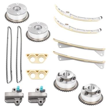 Imagem de Kit de corrente de distribuição do motor com engrenagens CVVT da árvore de cames, compatível com motor Hyundai Genesis Azera Palisade 2009-2022, Kia Cadenza Sedona Stinger K900 3.3L 3.8L, número de