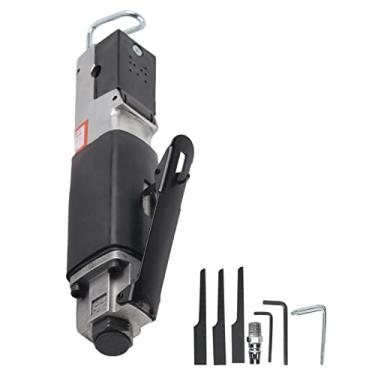 Imagem de GLOGLOW Ferramentas de Polimento Liga de Zinco, Ferramenta de Reparo de Automóveis Leve, Ideal para Corte de Folha de Metal Com 6 Lâminas e Serra Alternativa Ao Ar de Pressão do Ar 90PSI, Serra