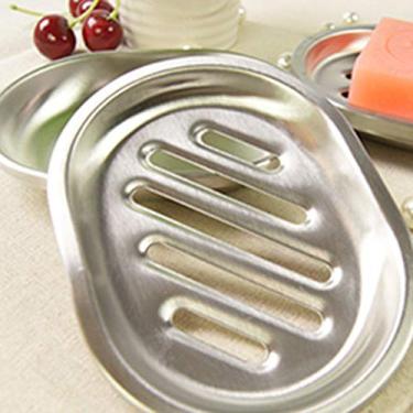 Imagem de Hyuduo Bandeja de Saboneteira de Aço Inoxidável Bandeja Seca de Proteção de Camada Dupla Parte Superior Removível para Melhor Drenagem Com Design à Prova de Ferrugem para Chuveiro (14/12/3)