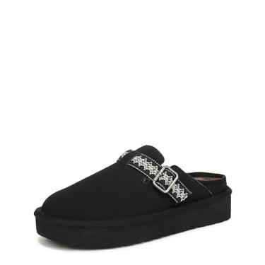 Imagem de Blowfish Malibu Monday Mule feminino, Camurça sintética preta, 38