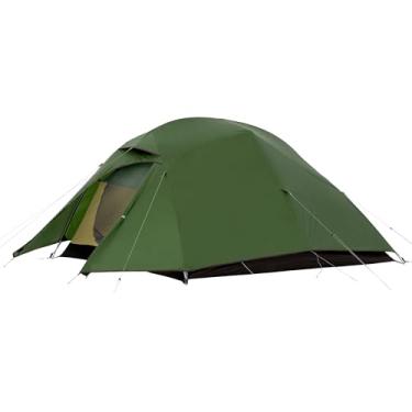 Imagem de Naturehike Barraca de mochila leve para 3 pessoas Cloud-Up com pegada - Barraca de mochila impermeável para acampamento e caminhada (verde floresta 20D)