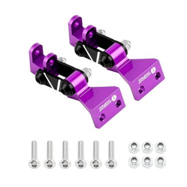 Imagem de TCRC Aluminum Front Z-Box Leaf Spring Shackles for 1/10 RC4WD Trail Finder Tamiya F-350, Hilux Tundra