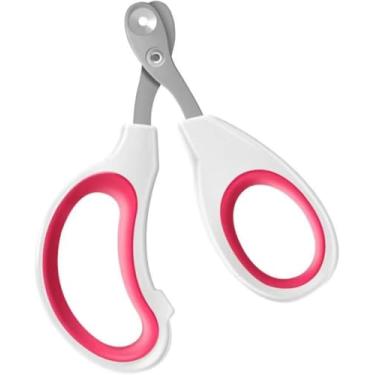 Imagem de Cortador de unhas para gatos com orifício de corte circular - evita o corte excessivo de unhas para animais de estimação - lâmina angular afiada, conjunto profissional de aparador de patas para