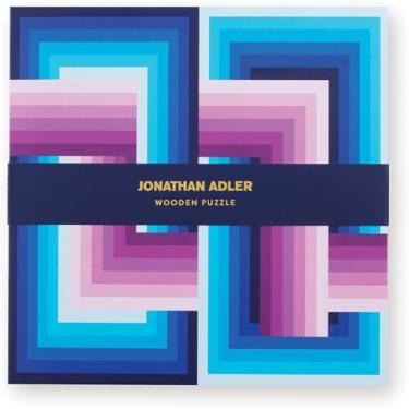 Imagem de Jonathan Adler Infinity Wood Puzzle - 22 Peças - Moderno - Quebra-Cabeça de Madeira - 8.5 x 8.5 Polegadas - Adulto