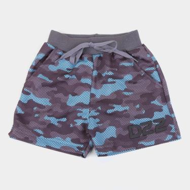 Imagem de Bermuda Moletom Infantil Duzizo Camuflada Masculina-Masculino