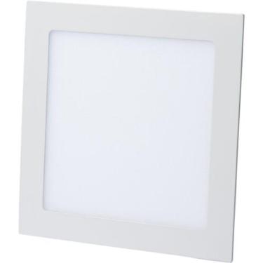Imagem de Luminária Plafon LED 15w Embutir Branco Frio Quadrada / Redonda - Luxt
