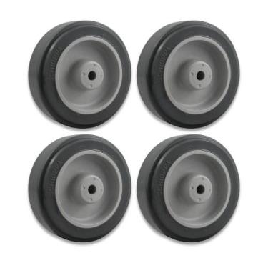 Imagem de Kit Rodas 4 Pol. R 412 BP Anti Risco 65kg (4 unidades) - Schioppa