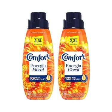 Imagem de Kit 2 Amaciantes Concentrados Comfort Energia Floral 500ml