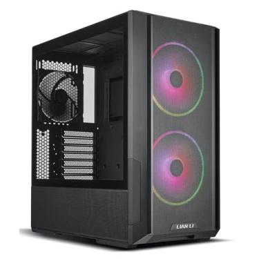 Imagem de GABINETE GAMER LANCOOL 216 RGB PRETO COM 2 FAN ARGB 160mm FRONTAL E 1 FAN PWM de 140 mm TRASEIRA