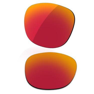 Imagem de LenzReborn Lente polarizada de substituição para óculos RayBan Meta Wayfarer (Gen 2) RW4012 53 mm AI Glasses - Fire Red - polarizado espelhado