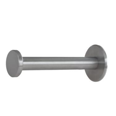 Imagem de EVI Herrajes | Suporte de papel higiênico | Suporte adesivo ou parafuso | Aço inoxidável | Modelo 050TPH1DUALAM