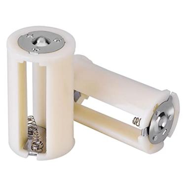 Imagem de AA para D Tamanho Bateria Titular Conversor Adaptador Caso Mini Portátil para Eletrônica Emergência