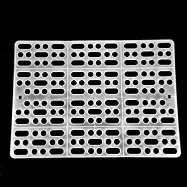 Imagem de Tapete de Gaiola de Coelho Resistente e Fácil de Limpar para Cobaia (Branco)