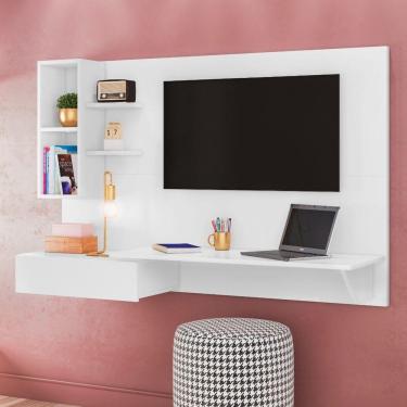 Imagem de Escrivaninha Multifuncional Suspensa Safira Com Painel