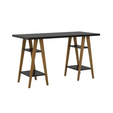 Imagem de Mesa Escrivaninha Cavalete Mdf Pinus Organização Moderna