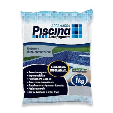 Imagem de Rejunte Piscina Impermeável Cor Aquamarine 1kg