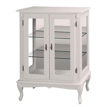 Imagem de Vitrine Média Antique 2 Prateleira De Vidro 6mm Com Espelho