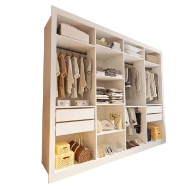 Imagem de Closet Florença Com 4 Gavetas Minastex Branco