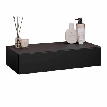 Imagem de Penteadeira Suspensa 60cm 1 Gaveta Carina Z34 Preto - Mpozenato