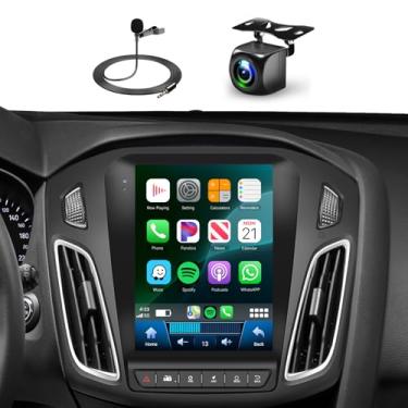 Imagem de [4G + 64G] Carplay para Ford Focus 2012-2018, tela sensível ao toque de 9,7 polegadas, rádio veicular sem fio, CarPlay, Android Auto, câmera de visão traseira SWC BT5.0 WiFi GPS RDS FM EQ
