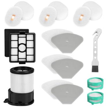 Imagem de Filtro de substituição IP3251 para Shark IP3251C, IP3252, IP3124, IP3225, IP3150 PowerDetect Acessórios de aspirador sem fio limpos e vazios, filtro de pós-motor portátil pré-motor Hepa, 2 cartuchos