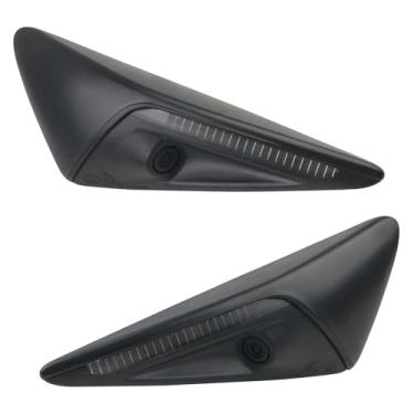 Imagem de Conjunto de câmera repetidor esquerda e direita, câmera asa lateral esquerda e direita compatível com Tesla Model 3 2017-2023 / Model Y 2020-2023