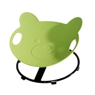 Imagem de FytStycale Cadeira Giratória Infantil, Assento Giratório Portátil para Treinamento de Coordenação E Sensorial, Antiderrapante, Ideal para Presente, Verde, Tamanho real