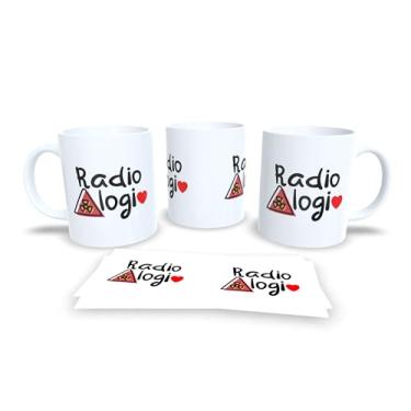 Imagem de Caneca Gastronomi com Design de Chef e Coração, Branca, Cerâmica, Tema Culinária (7255)