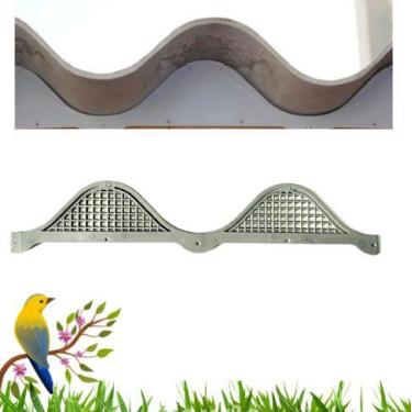 Imagem de 30 Passarinheiras Grade tela Telha Fibrocimento Cinza - Wlplast