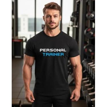 Imagem de Camiseta Personal Trainer Blue Academia Fit Fitness Dryfit - CRIEL, Pr