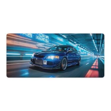 Imagem de HouLaiZhe Speed ​​JDM Sports Car Lancer Cyber Eletrônica Gaming Mouse Pads JDM Car Desk Pads Grandes Mousepads para Desktop Keyboard Computer Mat40 x 90 cm