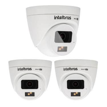 Imagem de Kit 3 Câmeras Multi HD 2 Megapixels 20m VHD 1220 D FULL COLOR G8 Intel