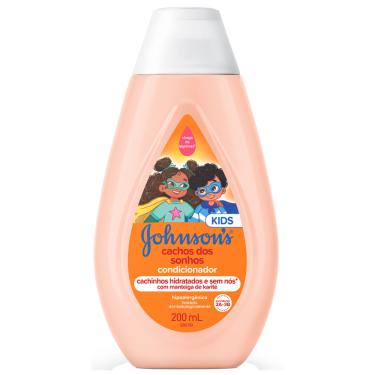 Imagem de Condicionador Infantil Para Cabelos Cacheados JOHNSON'S Cachos dos Sonhos 200ml
