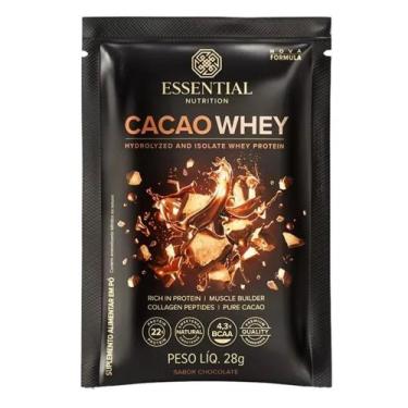 Imagem de Cacao Whey Chocolate Essential 28g - ESSENTIAL NUTRITION