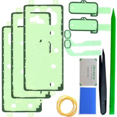 Imagem de iStable Capa traseira cola para Samsung Galaxy Note 8 substituição fita adesiva para tampa de bateria, kit de reparo de fita adesiva dupla face pré-fabricada SM-N950 F / U / FD (3 peças)