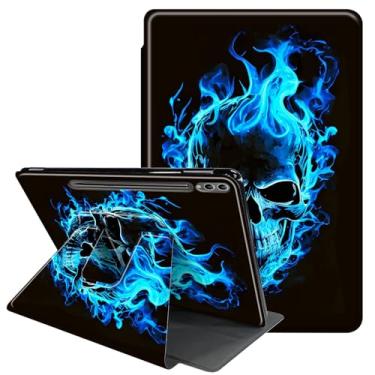 Imagem de RAUEDWDJS Capa para Samsung Galaxy Tab S10 Plus/S9 FE Plus de 12,4 polegadas com suporte para caneta S - 360 capa protetora de visualização multiângulo rotativa com hibernar/despertar automático para