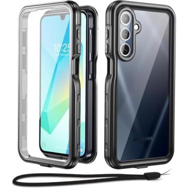 Imagem de Beasyjoy Capa à prova d'água para Samsung Galaxy A17 5G, protetor de tela integrado IP68 à prova d'água à prova de poeira, capa robusta de grau militar à prova de choque para Samsung A17 5G de 6,7