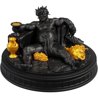Imagem de Estátua Dionísio Mitologia Grega Estatueta Baco - Versão 4 (Cor Aurum Noctis)
