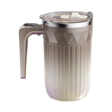 Imagem de Caneca Automática De Café Com Agitação Magnética, Copo Misturador Elétrico 450 Ml, com Agitador Extraível e Recarregável para Café, Para Leite Chá Cacau Chocolate Bebidas Casa