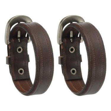 Imagem de PATIKIL Pulseira de cinto de couro, pulseira masculina com fivela fina para homens e mulheres pulseira de couro vintage, One Size, Couro, Sem Pedra Preciosa