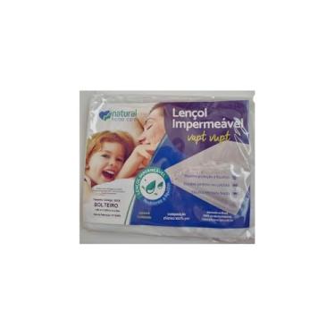 Imagem de Capa Protetora para Colchão Solteiro com Elástico, Anti Ácaro, Azul, 100% Polipropileno, 88x188x18cm, 150g