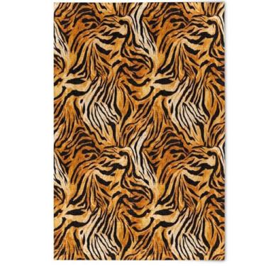 Imagem de Tiger Stripe Orange Art Jigsaw Puzzles for Adults 1000 Pieces, Game Funny Landscape Puzzles Floral Landscape Art, 1000 Pieces, 29.5" x 19.7"