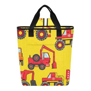 Imagem de Bolsa térmica para garrafas, vermelha, bonita, amarela, quente, fria, isolada, 36 latas, bolsa de livros para mulheres e viagens