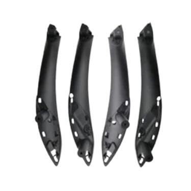 Imagem de Porta interna alça puxar guarnição capa acessórios do carro 51417279311 compatível para bmw série 3 2014-2018 f30 316d 318d 320d f31 320i 325d(Black)