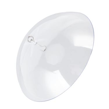 Imagem de Solinder Capa Protetora para Alimentadores de Pássaros, Proteção contra Intempéries Suspensa Em Acrílico 27x9cm Decoração de Alimentador Pássaros Em Cúpula Evita que Esquilos Roubem