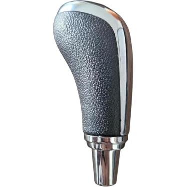 Imagem de Manopla de Marcha Cromada Preta para Hilux SW4 e Corolla 2008 a 2014 – Acessório de Reposição Resistente e Elegante