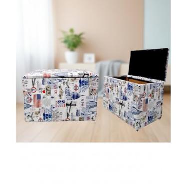 Imagem de Armazenamento médio, puff bau(NEW YORK)