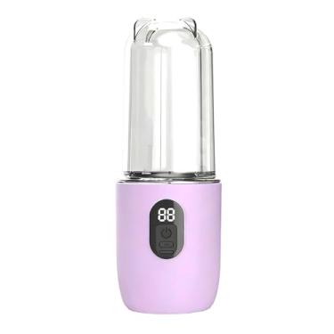 Imagem de Aqur2020 Liquidificador Pessoal, Copo Elétrico Recarregável Portátil de 40w 500ml Usb Com 16 Lâminas de Aço Inoxidável para Shakes e Sucos